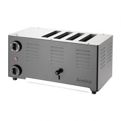 Rowlett Regent 4 Slot Toaster Quartz Grey with 2x Additional Elements