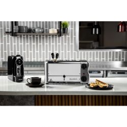 Rowlett Esprit 4 Slot Toaster Chrome w/2x Additional Elements & Sandwich Cage