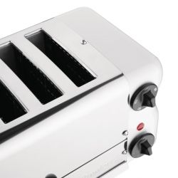 Rowlett Esprit 4 Slot Toaster White w/2x Additional Elements & Sandwich Cage