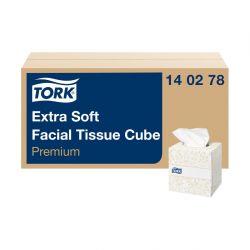 Tork Premium Extra Soft Facial Tissues Cube 2ply (30x100) (Pack of 30)