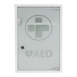 Automated External Defibrillator Alarmed Metal Cabinet