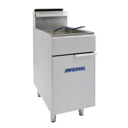 Imperial Single Tank Twin Basket Freestanding Gas Fryer IFS-50-OP
