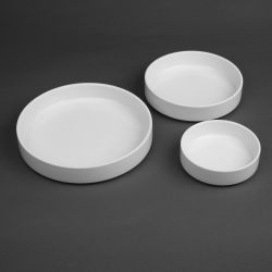 Olympia Whiteware Stacking Bowls 215mm/8 1/2