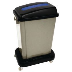 Nisbets Essentials Bin Beige 56Ltr