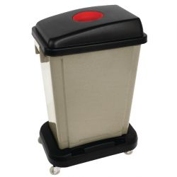 Nisbets Essentials Bin Beige 56Ltr