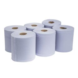Tork Centrefeed Wiper Dispenser Refill Blue (6 Pack)