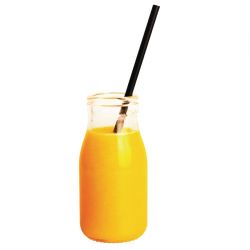 Olympia Glass Mini Milk Bottles 200ml (12 pack)