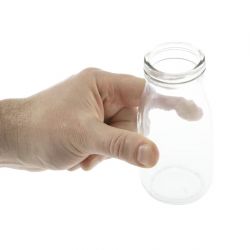 Olympia Glass Mini Milk Bottles 200ml (12 pack)