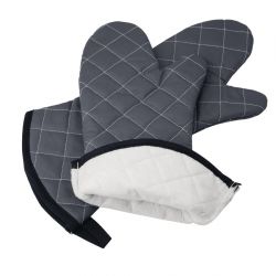 Vogue Flame Retardant Charcoal Oven Mitt 17