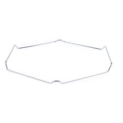 Rectangular Pizza Stone with Metal Serving Rack 15in