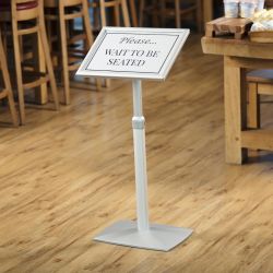 Freestanding Aluminium Menu Display Stand