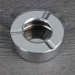 Olympia Stainless Steel Windproof Ashtray 90mm (6 pack)