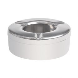 Olympia Stainless Steel Windproof Ashtray 90mm (6 pack)