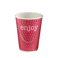 Huhtamaki Enjoy Double Wall Disposable Hot Cups 340ml / 12oz (680 Pack)