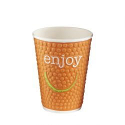 Huhtamaki Enjoy Double Wall Disposable Hot Cups 340ml / 12oz (680 Pack)