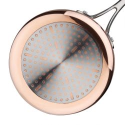 Vogue Copper Tri-Wall Saucepan 180mm