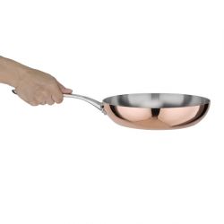 Vogue Copper Tri-Wall Frying Pan 24cm