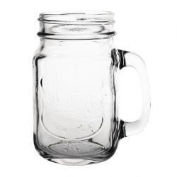 Olympia Handled Mason Jar 450ml (12 pack)