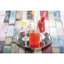 Olympia Stainless Steel Round Service Tray
