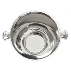 Olympia Mini Ice Bucket Stainless Steel 1Ltr