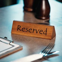 Olympia Acacia Menu Holder (10 Pack)