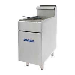 Imperial Single Tank Twin Basket Free Standing Gas Fryer IFS-40-OP