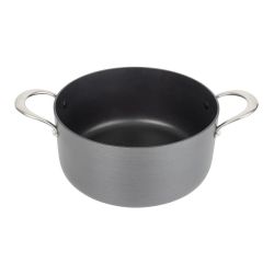 Vogue Anodised Aluminium Non-Stick Casserole Pan 24cm