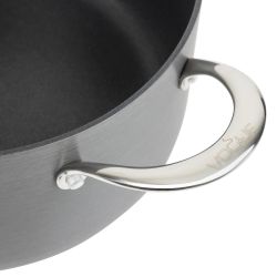 Vogue Anodised Aluminium Non-Stick Casserole Pan 24cm