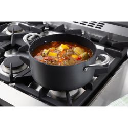 Vogue Anodised Aluminium Non-Stick Casserole Pan 24cm