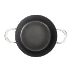 Vogue Anodised Aluminium Non-Stick Casserole Pan 24cm