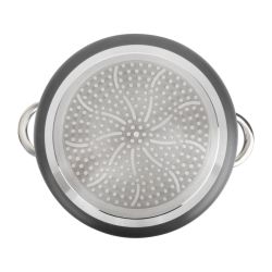 Vogue Anodised Aluminium Non-Stick Casserole Pan 24cm