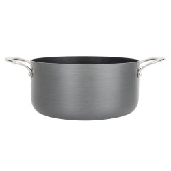 Vogue Anodised Aluminium Non-Stick Casserole Pan 24cm