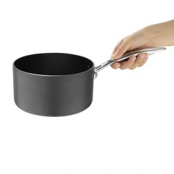 Vogue Anodised Aluminium Non-Stick Saucepan 18cm