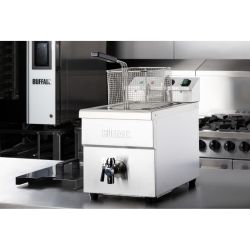 Buffalo Single Tank Single Basket Induction Fryer 3kW