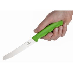 Victorinox Tomato Knife Serrated Green 11.4cm