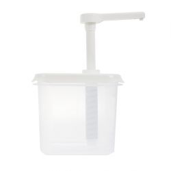 Araven Sauce Dispenser with Pump GN 1/6 Transparent 2.6Ltr