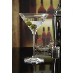 Olympia Campana One Piece Crystal Martini Glass 260ml (6 pack)
