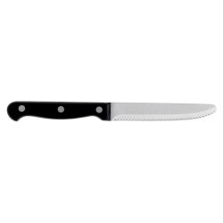 Olympia Rounded Steak Knives Black (12 pack)