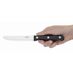 Olympia Rounded Steak Knives Black (12 pack)