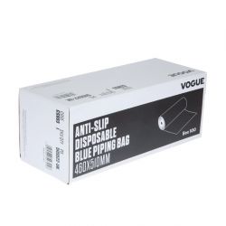 Vogue Anti-Slip Disposable Blue Piping Bags (100 pack)