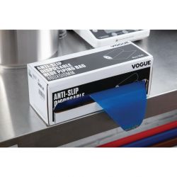 Vogue Anti-Slip Disposable Blue Piping Bags (100 pack)