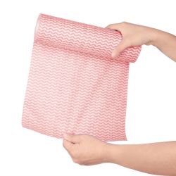Jantex Non Woven Cloth Red (Roll of 100 Sheets) (Pack of 100)