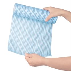 Jantex Non-Woven Cloth Blue (Roll of 100 Sheets) (Pack of 100)