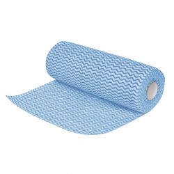 Jantex Non-Woven Cloth Blue (Roll of 100 Sheets) (Pack of 100)