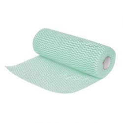 Jantex Non Woven Cloth Green (Roll of 100 Sheets) (Pack of 100)