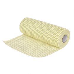 Jantex Non Woven Cloth Yellow (Roll of 100 Sheets) (Pack of 100)