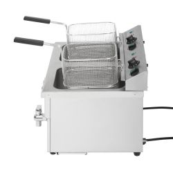 Buffalo Twin Tank Induction Fryer 2x3kW