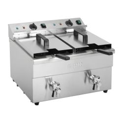 Buffalo Twin Tank Induction Fryer 2x3kW