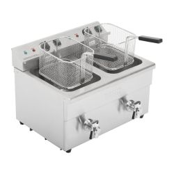 Buffalo Twin Tank Induction Fryer 2x3kW