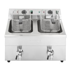 Buffalo Twin Tank Induction Fryer 2x3kW